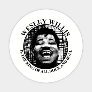 Wesley Willis /// Retro Style Fan Art Design Magnet